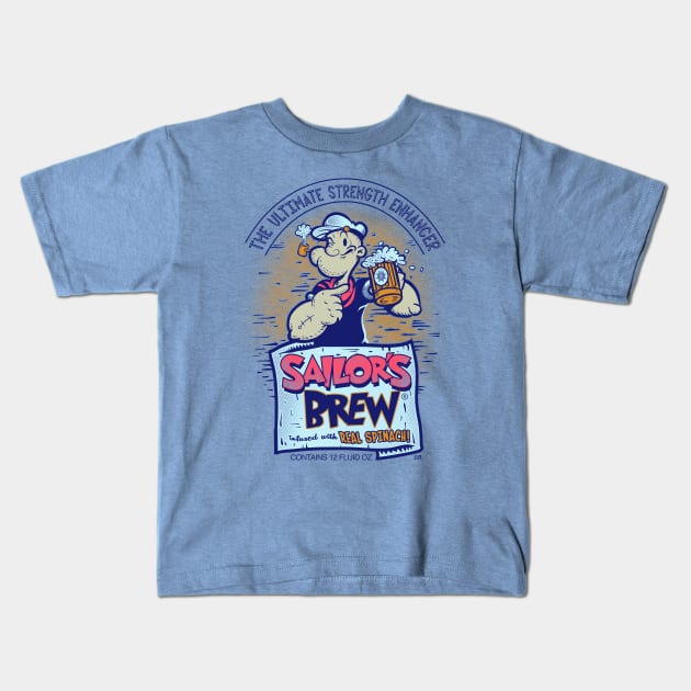 Sailor's Brew Kids T-Shirt by DonovanAlex